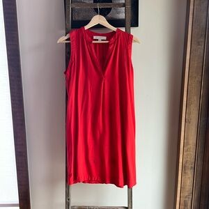 Loft V-neck Sleeveless Tunic Dress